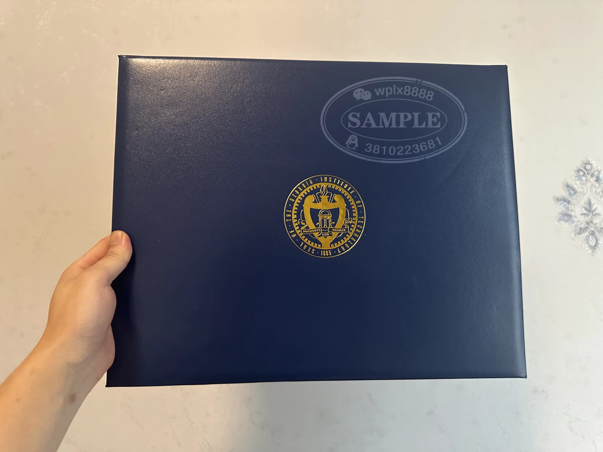 美国佐治亚理工学院毕业证封套及学位证书外壳展示 美国佐治亚理工学院毕业证封套及学位证书外壳展示