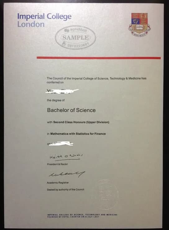 英国帝国理工学院毕业证学位证数学金融案例 英国帝国理工学院毕业证学位证数学金融案例