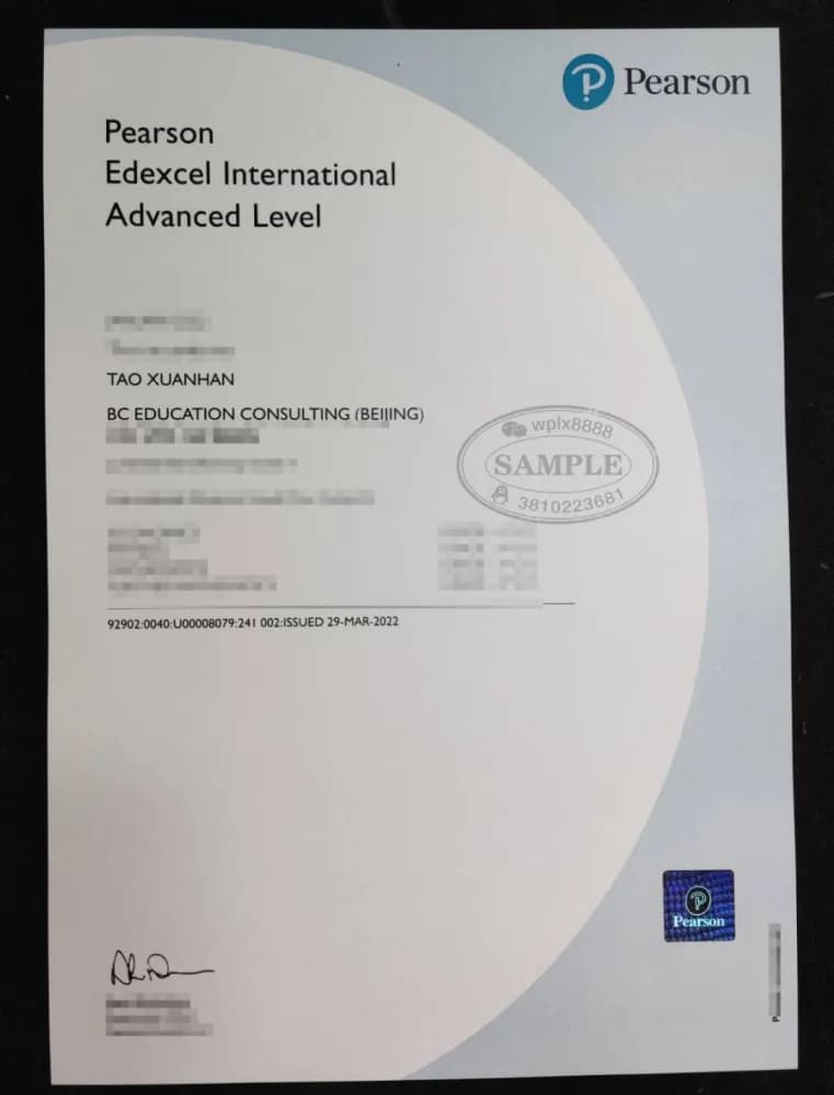 培生爱德思Pearson Edexcel A-Level国际高级证书案例 培生爱德思Pearson Edexcel A-Level国际高级证书案例