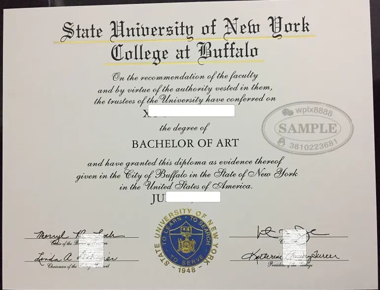 纽约州立大学布法罗学院毕业证学位证办理与学历认证参考 纽约州立大学布法罗学院毕业证学位证办理与学历认证参考
