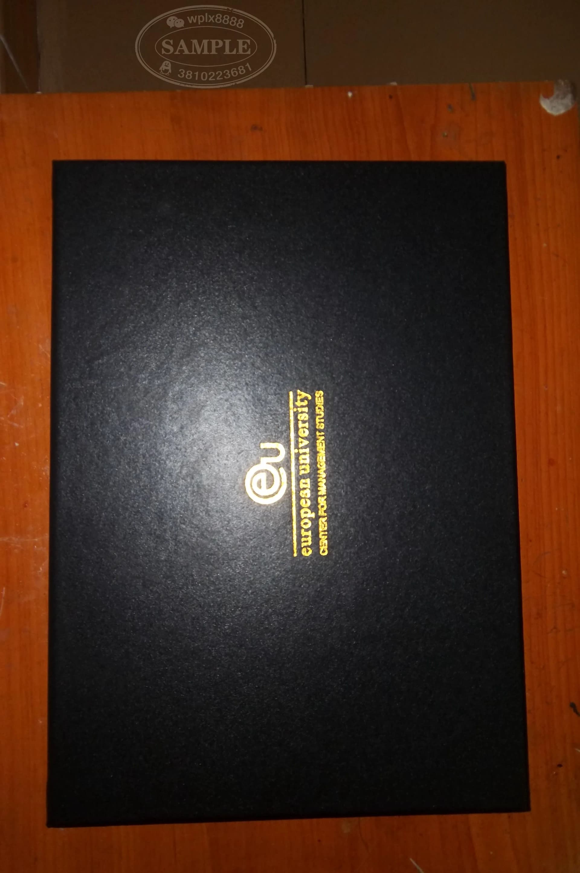 瑞士欧洲商学院毕业证外壳及学位证书封皮展示 瑞士欧洲商学院毕业证外壳及学位证书封皮展示