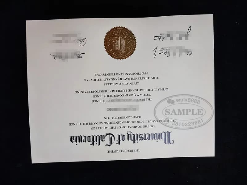 美国加州大学洛杉矶分校UCLA计算机科学本科毕业证学位样板 美国加州大学洛杉矶分校UCLA计算机科学本科毕业证学位样板