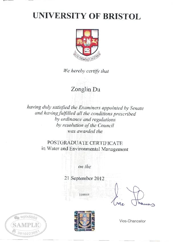 英国布里斯托大学水与环境管理研究生证书案例 英国布里斯托大学水与环境管理研究生证书案例