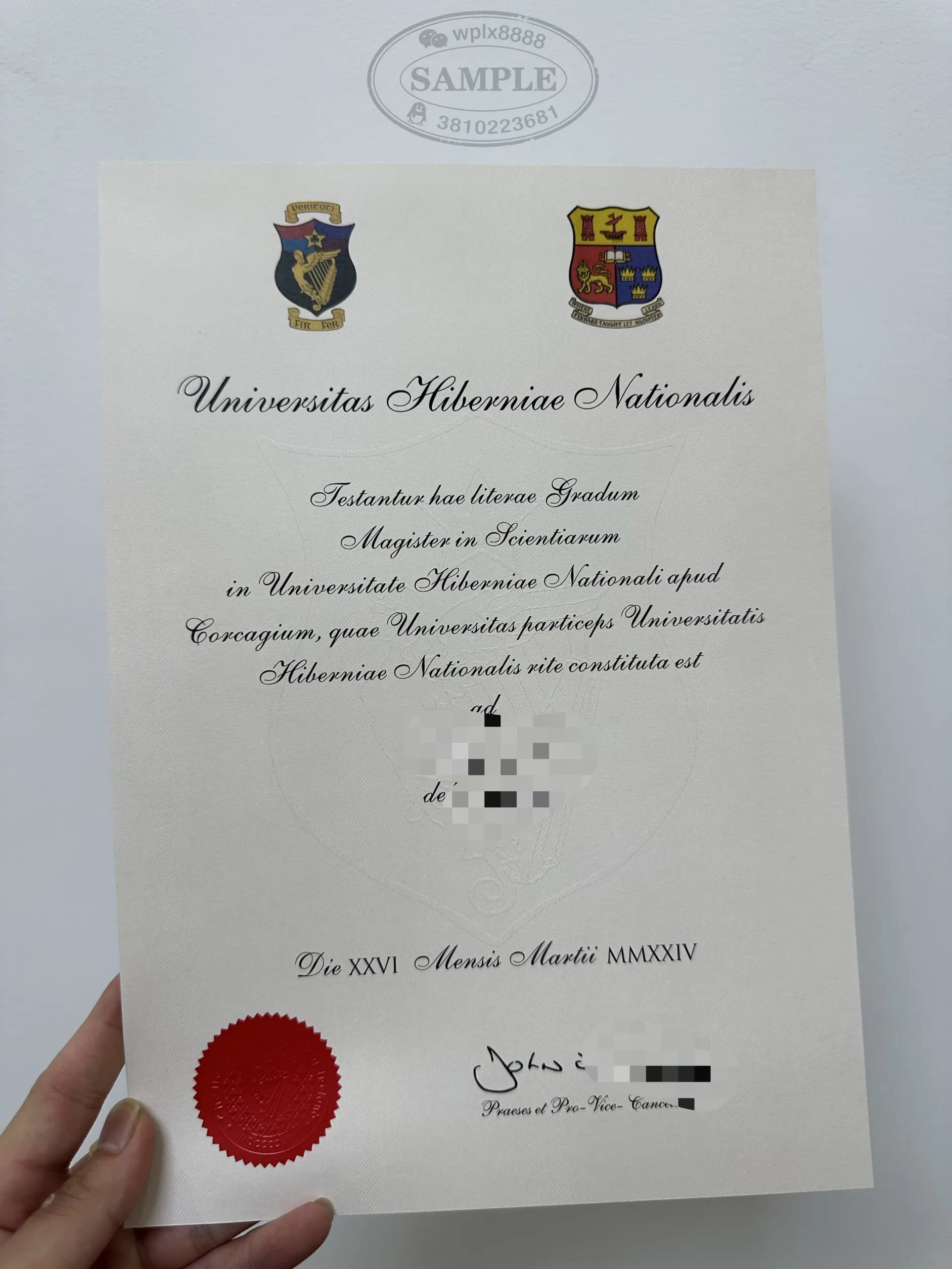 爱尔兰科克大学硕士学位证书样本与学历认证指南 爱尔兰科克大学硕士学位证书样本与学历认证指南