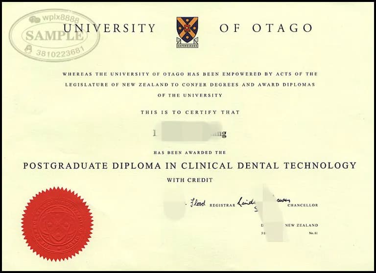 新西兰奥塔哥大学临床牙科技术研究生文凭案例 新西兰奥塔哥大学临床牙科技术研究生文凭案例